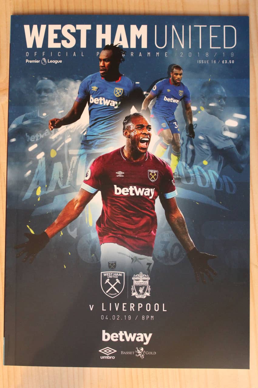 West Ham United FC v Liverpool FC